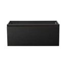 Fresca Mezzo 48" Black Wall Hung Modern Bathroom Cabinet FCB8011BW