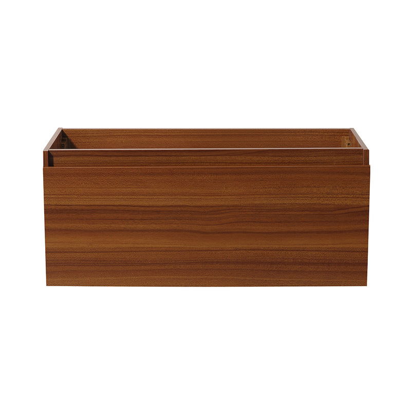 Fresca Mezzo 48" Teak Wall Hung Modern Bathroom Cabinet FCB8011TK