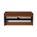 Fresca Mezzo 48" Teak Wall Hung Modern Bathroom Cabinet FCB8011TK