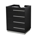 Fresca Livello 24" Black Modern Bathroom Cabinet FCB8024BW