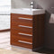 Fresca Livello 24" Teak Modern Bathroom Cabinet with Integrated Sink FCB8024TK-I