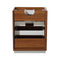 Fresca Livello 24" Teak Modern Bathroom Cabinet FCB8024TK