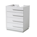 Fresca Livello 24" White Modern Bathroom Cabinet FCB8024WH