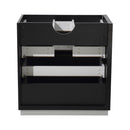 Fresca Livello 30" Black Modern Bathroom Cabinet FCB8030BW