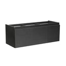 Fresca Mezzo 60" Black Wall Hung Single Sink Modern Bathroom Cabinet FCB8041BW