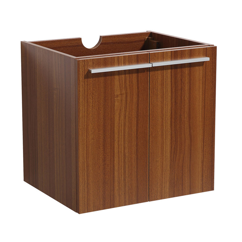 Fresca Alto 23" Teak Modern Bathroom Cabinet FCB8058TK