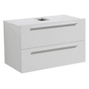 Fresca Medio 32" White Modern Bathroom Cabinet FCB8080WH