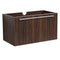 Fresca Vista 36" Walnut Modern Bathroom Cabinet FCB8090GW