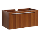 Fresca Vista 36" Teak Modern Bathroom Cabinet FCB8090TK