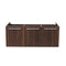 Fresca Vista 48" Walnut Wall Hung Modern Bathroom Cabinet FCB8092GW