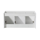 Fresca Vista 48" White Wall Hung Modern Bathroom Cabinet FCB8092WH