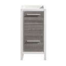 Fresca Allier Rio 16" Ash Gray Modern Bathroom Cabinet FCB8118HA