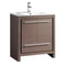 Fresca Allier 30" Gray Oak Modern Bathroom Cabinet w/ Sink FCB8130GO-I