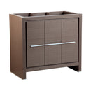 Fresca Allier 36" Gray Oak Modern Bathroom Cabinet FCB8136GO