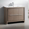 Fresca Allier 40" Gray Oak Modern Bathroom Cabinet with Sink FCB8140GO-I