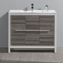 Fresca Allier Rio 40" Ash Gray Modern Bathroom Cabinet with Sink FCB8140HA-I