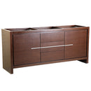 Fresca Allier 72" Wenge Brown Modern Double Sink Bathroom Cabinet FCB8172WG