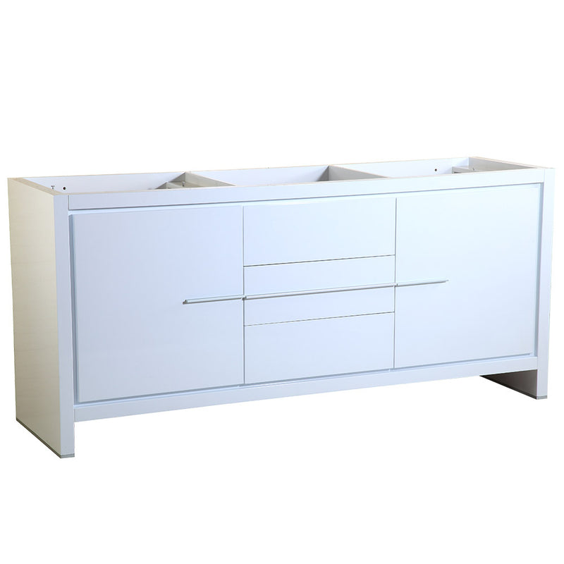 Fresca Allier 72" White Modern Double Sink Bathroom Cabinet FCB8172WH