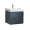 Fresca Valencia 24" Dark Slate Gray Wall Hung Modern Bathroom Vanity  FCB8324GG-I