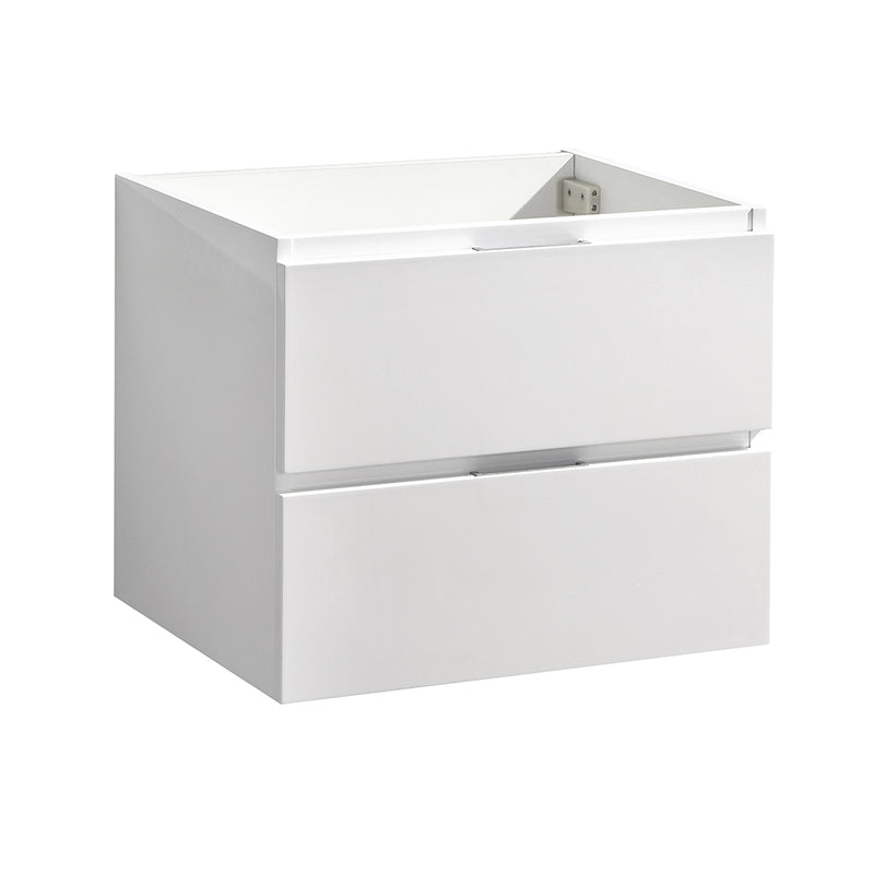 Fresca Valencia 24" Glossy White Wall Hung Modern Bathroom Cabinet  FCB8324WH