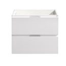 Fresca Valencia 24" Glossy White Wall Hung Modern Bathroom Cabinet FCB8324WH