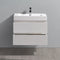 Fresca Valencia 30" Glossy White Wall Hung Modern Bathroom Vanity FCB8330WH-I