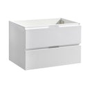 Fresca Valencia 30" Glossy White Wall Hung Modern Bathroom Cabinet  FCB8330WH