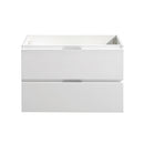 Fresca Valencia 30" Glossy White Wall Hung Modern Bathroom Cabinet FCB8330WH