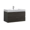 Fresca Valencia 40" Gray Oak Wall Hung Modern Bathroom Vanity  FCB8342GO-I