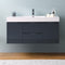 Fresca Valencia 48" Dark Slate Gray Wall Hung Modern Bathroom Vanity FCB8348GG-I