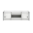 Fresca Valencia 60" Dark Slate Gray Wall Hung Double Sink Modern Bathroom Cabinet FCB8360GG-D