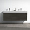 Fresca Valencia 60" Gray Oak Wall Hung Double Sink Modern Bathroom Vanity FCB8360GO-D-I