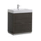 Fresca Valencia 30" Gray Oak Free Standing Modern Bathroom Vanity  FCB8430GO-I