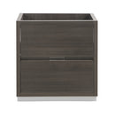 Fresca Valencia 30" Gray Oak Free Standing Modern Bathroom Cabinet FCB8430GO