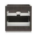 Fresca Valencia 30" Gray Oak Free Standing Modern Bathroom Cabinet FCB8430GO