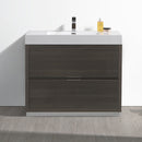 Fresca Valencia 40" Gray Oak Free Standing Modern Bathroom Vanity FCB8442GO-I