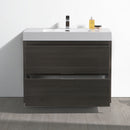 Fresca Valencia 40" Gray Oak Free Standing Modern Bathroom Vanity FCB8442GO-I