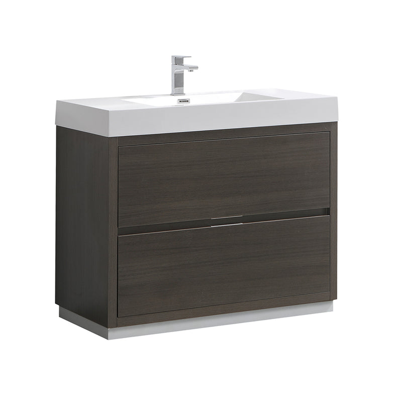 Fresca Valencia 40" Gray Oak Free Standing Modern Bathroom Vanity  FCB8442GO-I