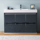 Fresca Valencia 48" Dark Slate Gray Free Standing Modern Bathroom Vanity FCB8448GG-I