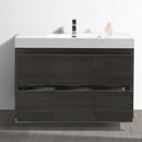 Fresca Valencia 48" Gray Oak Free Standing Modern Bathroom Vanity FCB8448GO-I