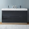 Fresca Valencia 60" Dark Slate Gray Free Standing Double Sink Modern Bathroom Vanity FCB8460GG-D-I