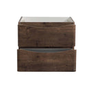 Fresca Tuscany 24" Rosewood Wall Hung Modern Bathroom Cabinet FCB9024RW