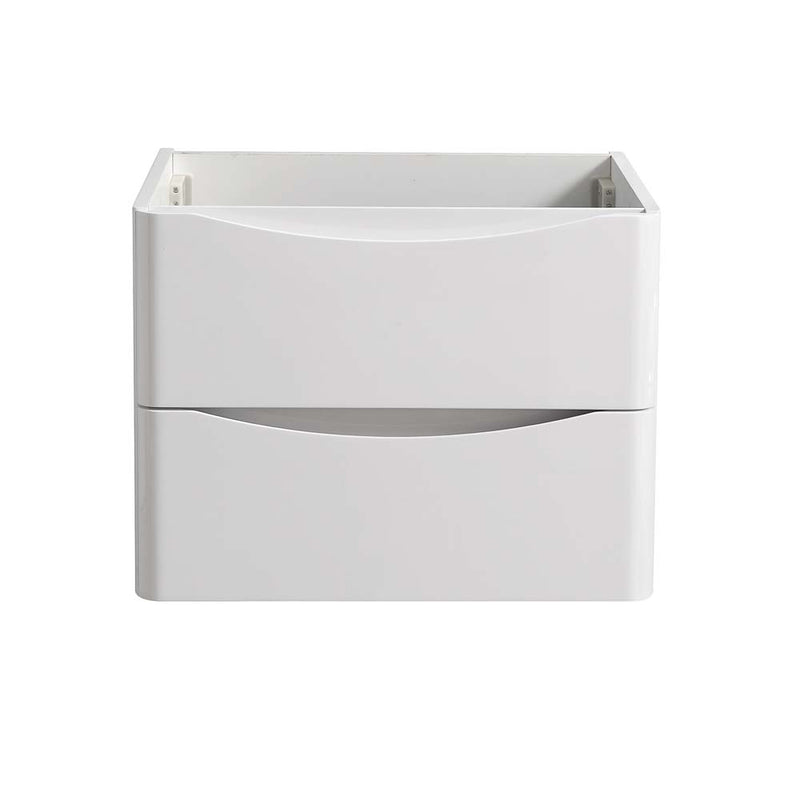 Fresca Tuscany 24" Glossy White Wall Hung Modern Bathroom Cabinet FCB9024WH