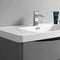 Fresca Tuscany 40" Glossy Gray Wall Hung Modern Bathroom Cabinet with Integrated Sink FCB9040GRG-I