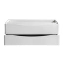 Fresca Tuscany 48" Glossy White Wall Hung Modern Bathroom Cabinet FCB9048WH