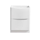 Fresca Tuscany 24" Glossy White Free Standing Modern Bathroom Cabinet FCB9124WH