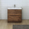 Fresca Tuscany 32" Rosewood Free Standing Modern Bathroom Cabinet with Integrated Sink FCB9132RW-I