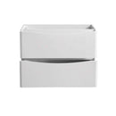 Fresca Tuscany 40" Glossy White Free Standing Modern Bathroom Cabinet FCB9140WH