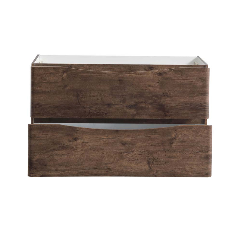 Fresca Tuscany 48" Rosewood Free Standing Double Sink Modern Bathroom Cabinet FCB9148RW-D