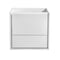 Fresca Catania 24" Glossy White Wall Hung Modern Bathroom Cabinet FCB9224WH